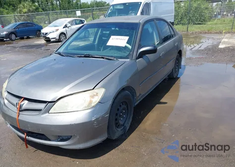2004 Honda Civic Lx из США, поврежденный, VIN 2HGES16594H559798
